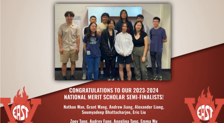 East’s National Merit Scholarship Semi-Finalists